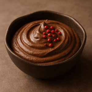 Como fazer de Mousse de Chocolate Amargo com Pimenta Rosa - Sobremesa Afrodisíaca